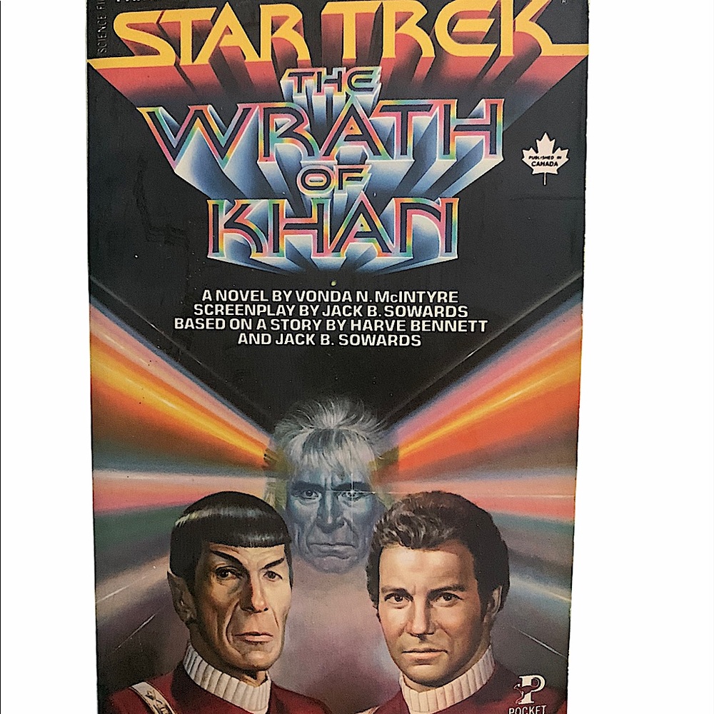 3/$15 Vintage Star trek wrath of khan novel